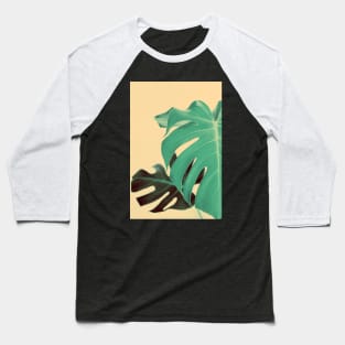 Monstera Minimalist Baseball T-Shirt